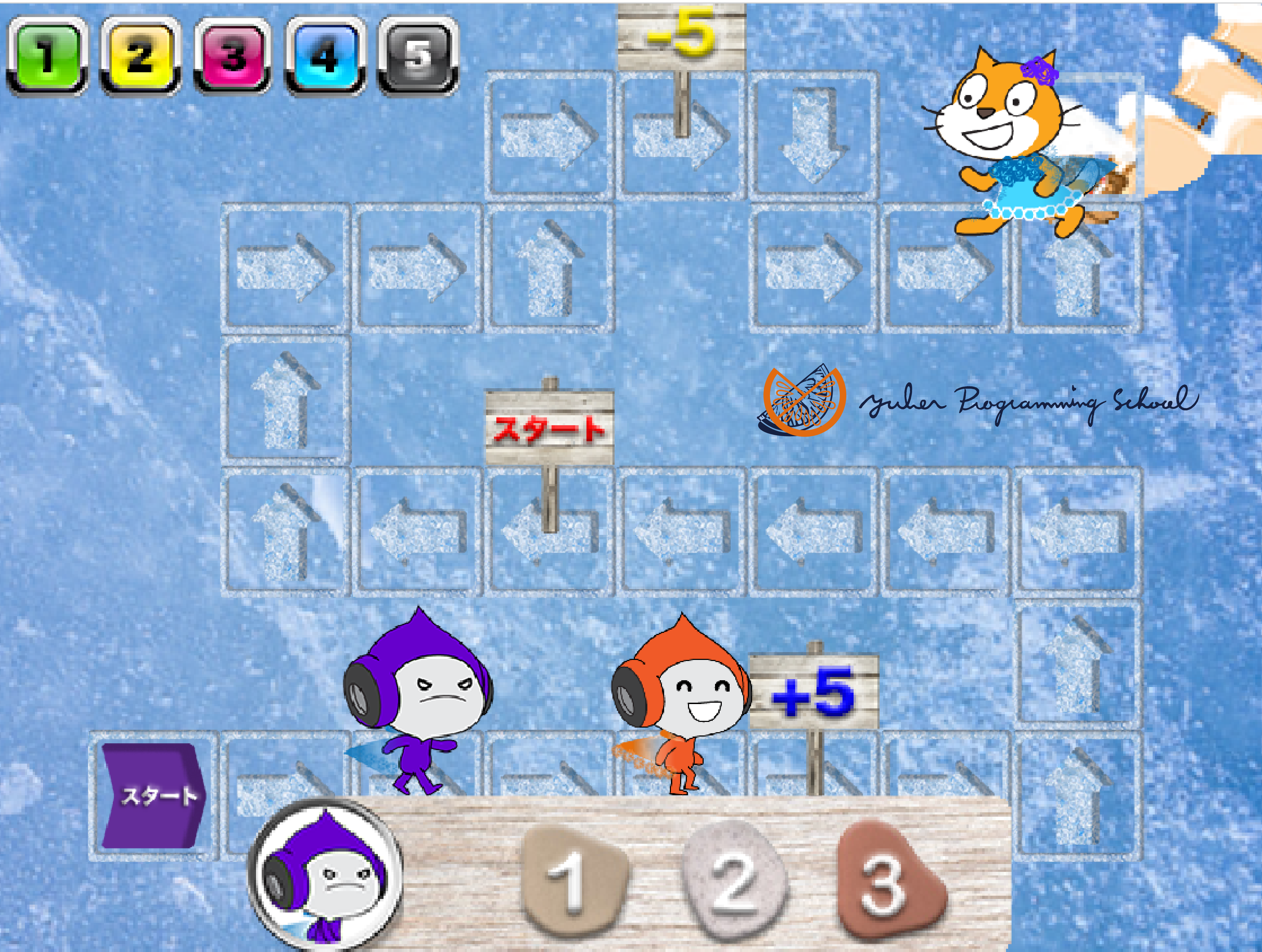 1月親子プログラミング無料体験会 雪の女王のすごろくゲーム作り