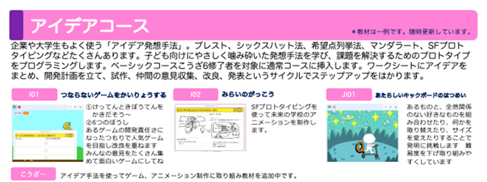 アイデアコース